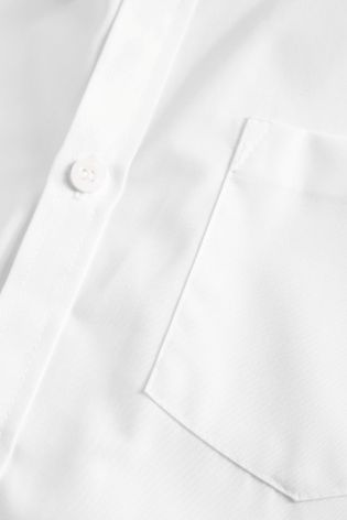 White Short Sleeve Shirts Five Pack (3-16yrs)